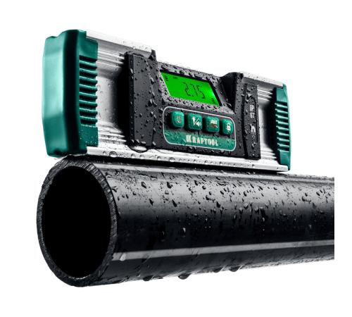 KRAFTOOL EXTREM, 0 - 360°, точность 0.05°, HOLD, IP67, электронный уровень-уклономер (34686)