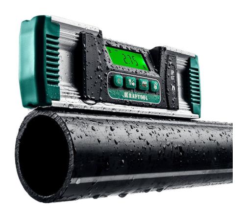 KRAFTOOL EXTREM, 0 - 360°, точность 0.05°, HOLD, IP67, электронный уровень-уклономер (34686)