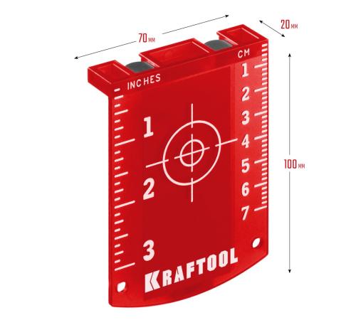 KRAFTOOL мишень для лазерных приборов (34725)