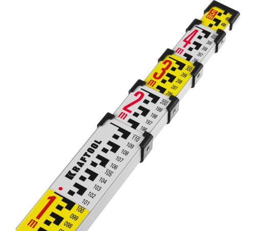 KRAFTOOL GR 5, геодезическая рейка (34730)