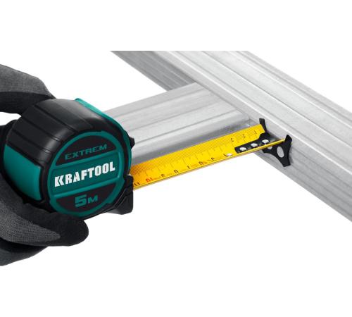 KRAFTOOL Extrem, 5 м х 32 мм, рулетка со сверх широким полотном (34127-5)