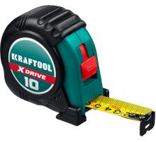 KRAFTOOL X-Drive, 10 м х 25 мм, рулетка (34122-10)