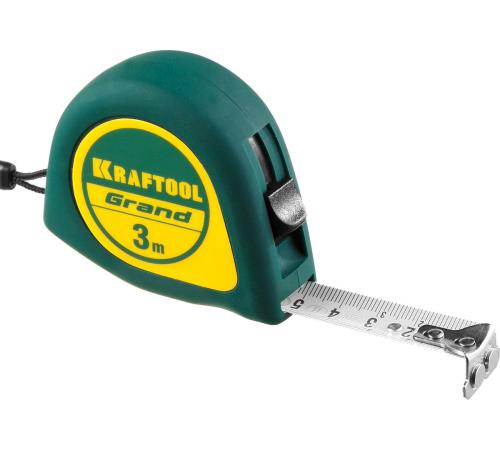 KRAFTOOL Grand, 3 м х 16 мм, рулетка (34022-03-16)