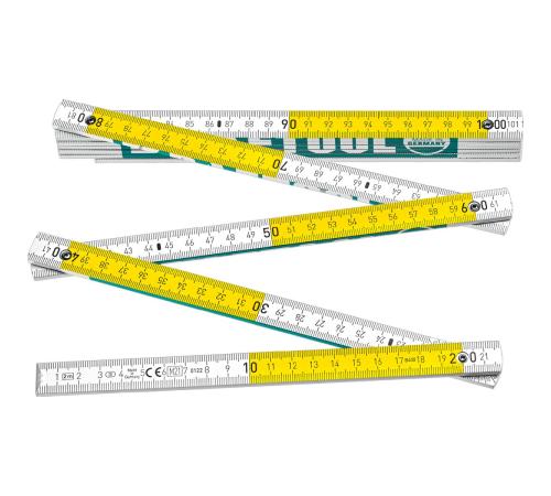 KRAFTOOL PRO-90, 2 м, профессиональный складной деревянный метр (34726)