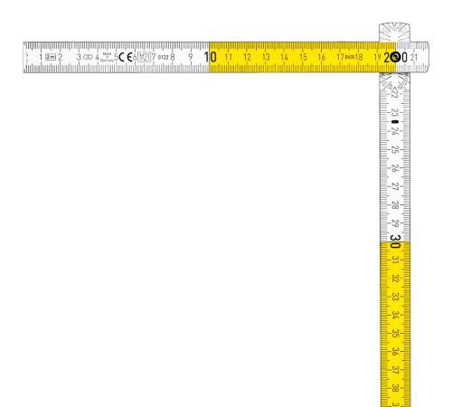 KRAFTOOL PRO-90, 2 м, профессиональный складной деревянный метр (34726)