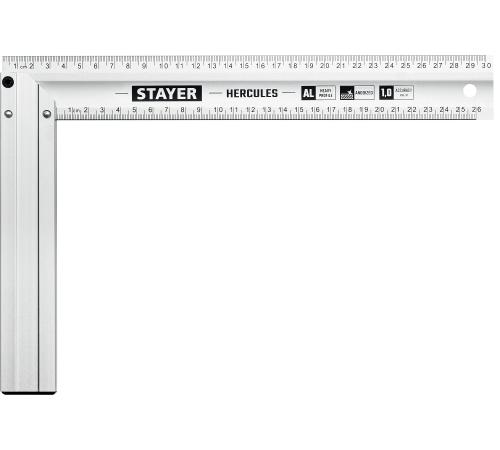STAYER 300 мм, жесткий столярный угольник, Professional (3432-30)