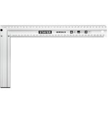 STAYER 350 мм, жесткий столярный угольник, Professional (3432-35)