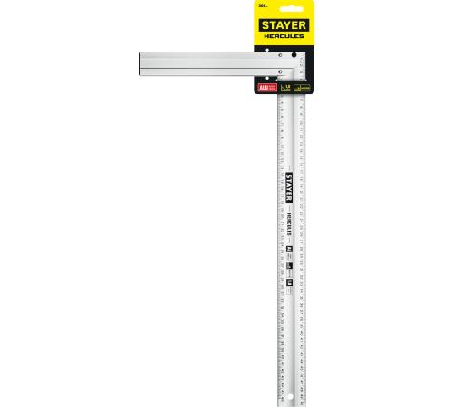 STAYER 500 мм, жесткий столярный угольник, Professional (3432-50)