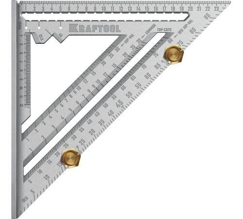 KRAFTOOL 250 мм, 5-в-1, Высокоточный кровельный угольник (3441-25)