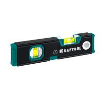 KRAFTOOL KOMPAKT-200, 200 мм, усиленный профиль, компактный магнитный уровень (34782)