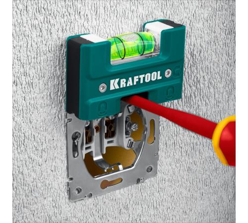 KRAFTOOL Electrо 76 мм, магнитный уровень (34786)