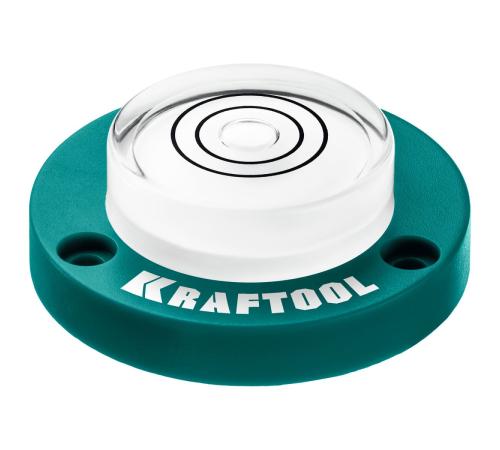 KRAFTOOL BULL'S EYE (БЫЧИЙ ГЛАЗ), d 49 мм, поверхностный магнитный уровень (34789)