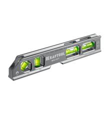 KRAFTOOL BILLET-20, 8 в 1, 200 мм, точность 0.3 мм/м, 4 глазка, брусковый магнитный уровень (34790)