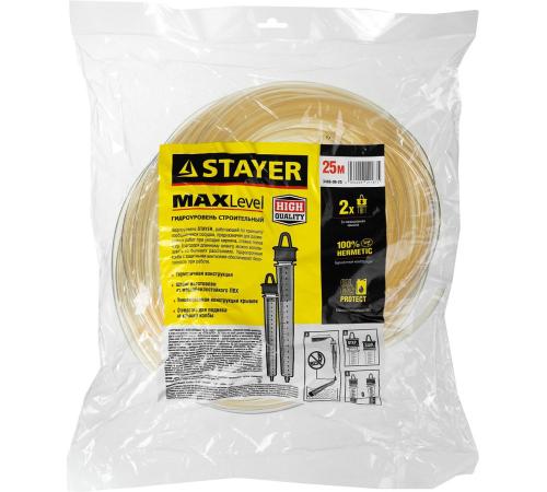 STAYER 25 м, d 6 мм, гидроуровень (3486-06-25)
