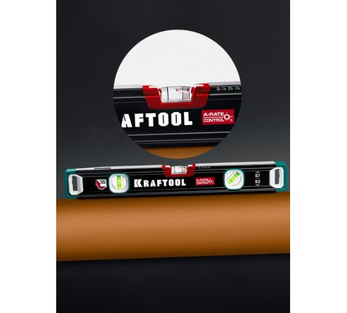 KRAFTOOL A-RATE CONTROL, 400 мм, точность 0.3 мм/м, с инновационным зеркальным глазком, сверхпрочный уровень (34986-40)