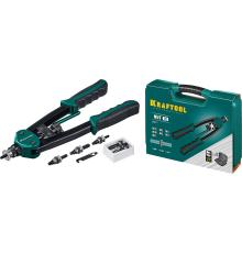 KRAFTOOL NUT-12, М3 - М12, 380 мм, резьбовой двуручный заклепочник в кейсе (31183)