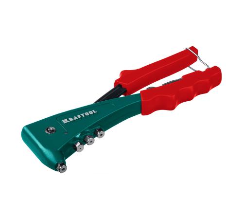 KRAFTOOL Combo2-M6, 2 вида заклёпок, комбинированный литой заклепочник в кейсе (31180)