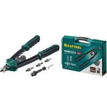 KRAFTOOL Combo2-M10, 2 вида заклёпок, комбинированный двуручный заклепочник в кейсе (31181)