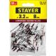STAYER Color-FIX, 3.2 х 8 мм, темно-красный, 50 шт, алюминиевые заклепки, Professional (3125-32-3005)