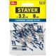 STAYER Color-FIX, 3.2 х 8 мм, синий насыщенный, 50 шт, алюминиевые заклепки, Professional (3125-32-5005)