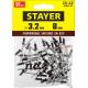 STAYER Color-FIX, 3.2 х 8 мм, шоколадно-коричневый, 50 шт, алюминиевые заклепки, Professional (3125-32-8017)