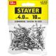 STAYER Color-FIX, 4.0 х 10 мм, белый, 50 шт, алюминиевые заклепки, Professional (3125-40-9003)