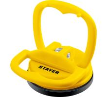 STAYER MAXLift, 5 кг, пластмассовый, одинарный, стеклодомкрат на присоске (33718-0)