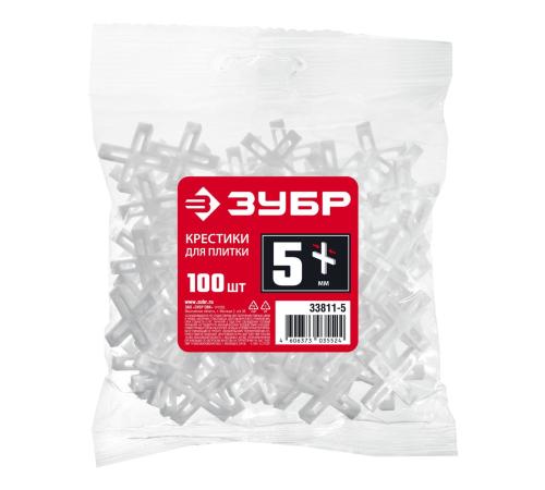 ЗУБР 5 мм, 100 шт, крестики для плитки (33811-5)