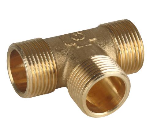 GENERAL FITTINGS наружная резьба 3/4″, латунь, тройник (51054-3/4)
