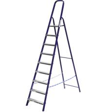 СИБИН 9 ступеней, 187 см, стальная стремянка (38803-09)