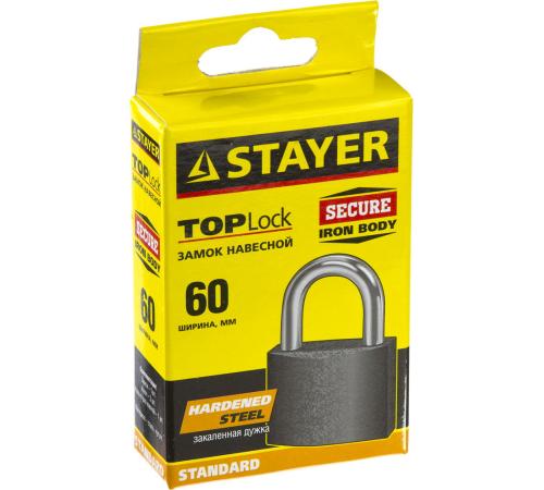STAYER 60 мм, навесной замок (37160-60)