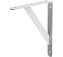 STAYER 250 х 200 х 30 х 4 мм, белый, усиленный уголок-кронштейн (37421-1)
