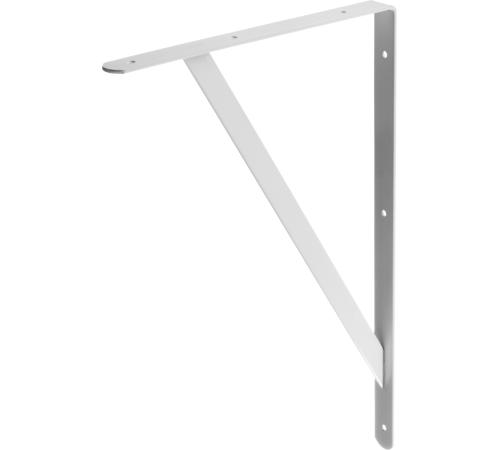 STAYER 500 х 330 х 30 х 4 мм, белый, усиленный уголок-кронштейн (37424-1)