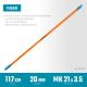 GRINDA FIBER-120, фибергласовый, коническая резьба, длина 1170 мм, черенок для щеток, PROLine (39137)