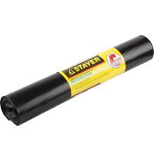 Stayer HEAVY DUTY, 240 л, 10 шт, черные, особопрочные, строительные мусорные мешки (39157-240)