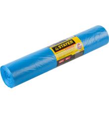 Stayer 120 л, 50 шт, синие, особопрочные, мусорные мешки (39156-120)