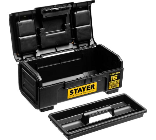 STAYER TOOLBOX-16, 390 х 210 х 160, пластиковый ящик для инструментов, Professional (38167-16)