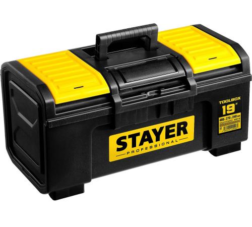 STAYER TOOLBOX-19, 480 х 270 х 240, пластиковый ящик для инструментов, Professional (38167-19)