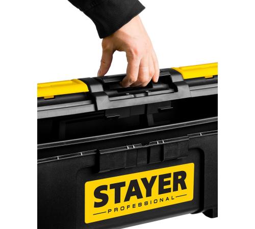 STAYER TOOLBOX-24, 590 х 270 х 255, пластиковый ящик для инструментов, Professional (38167-24)