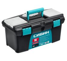 СИБИН 410 х 220 х 195 мм, (16″), Пластиковый ящик для инструментов (38010-16)