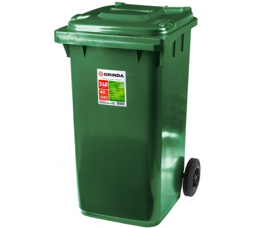 GRINDA МК-240, 240 л, 730 х 580 х 1060 мм, мусорный контейнер (3840-24)