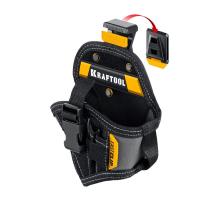 KRAFTOOL KH-5C кобура для шуруповерта с быстросъёмным креплением FastClip, компактная (38770)