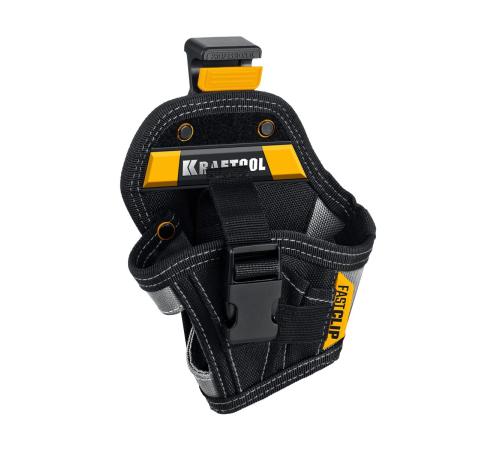 KRAFTOOL KH-5C кобура для шуруповерта с быстросъёмным креплением FastClip, компактная (38770)