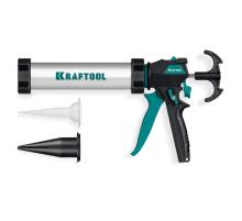 KRAFTOOL ULTRA 310 мл, прямой забор, регулировка силы давления, вариативная антикапельная система, закрытый пистолет для герметика (06677-31)