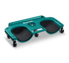 KRAFTOOL KRAFT BOARD на единой, базе, 5 колёс, лоток для инструментов, нагрузка до 110кг, строительные наколенники на колёсах (11513)