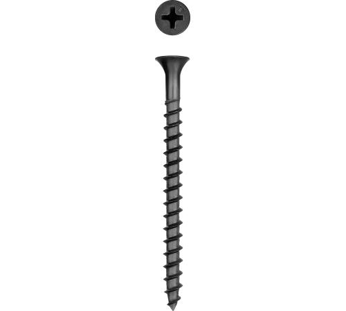 KRAFTOOL СГД, 65 х 3.8 мм, фосфатированное покрытие, 2000 шт (7,32 кг.), саморез гипсокартон-дерево (3005-65)