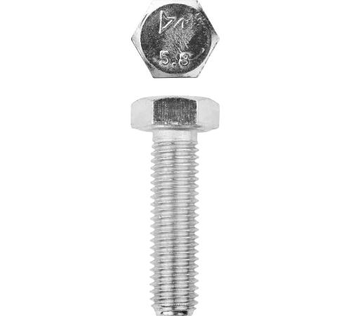 ЗУБР ГОСТ 7798-70, кл. пр. 5.8, M12 х 50 мм, цинк, 5 кг, болт (303080-12-050)