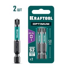 KRAFTOOL OPTIMUM PZ/FL 1, 50 мм, 2 шт, биты (261241-1-50-2)
