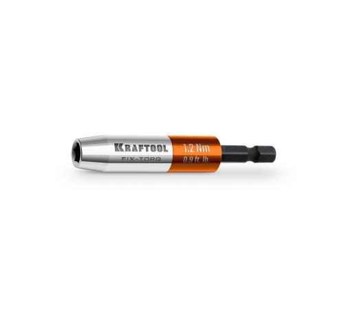 KRAFTOOL FIX-TORQ 1.2 Нм динамометрический адаптер для бит (64035-1.2)