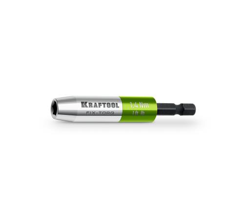 KRAFTOOL FIX-TORQ 1.4 Нм динамометрический адаптер для бит (64035-1.4)